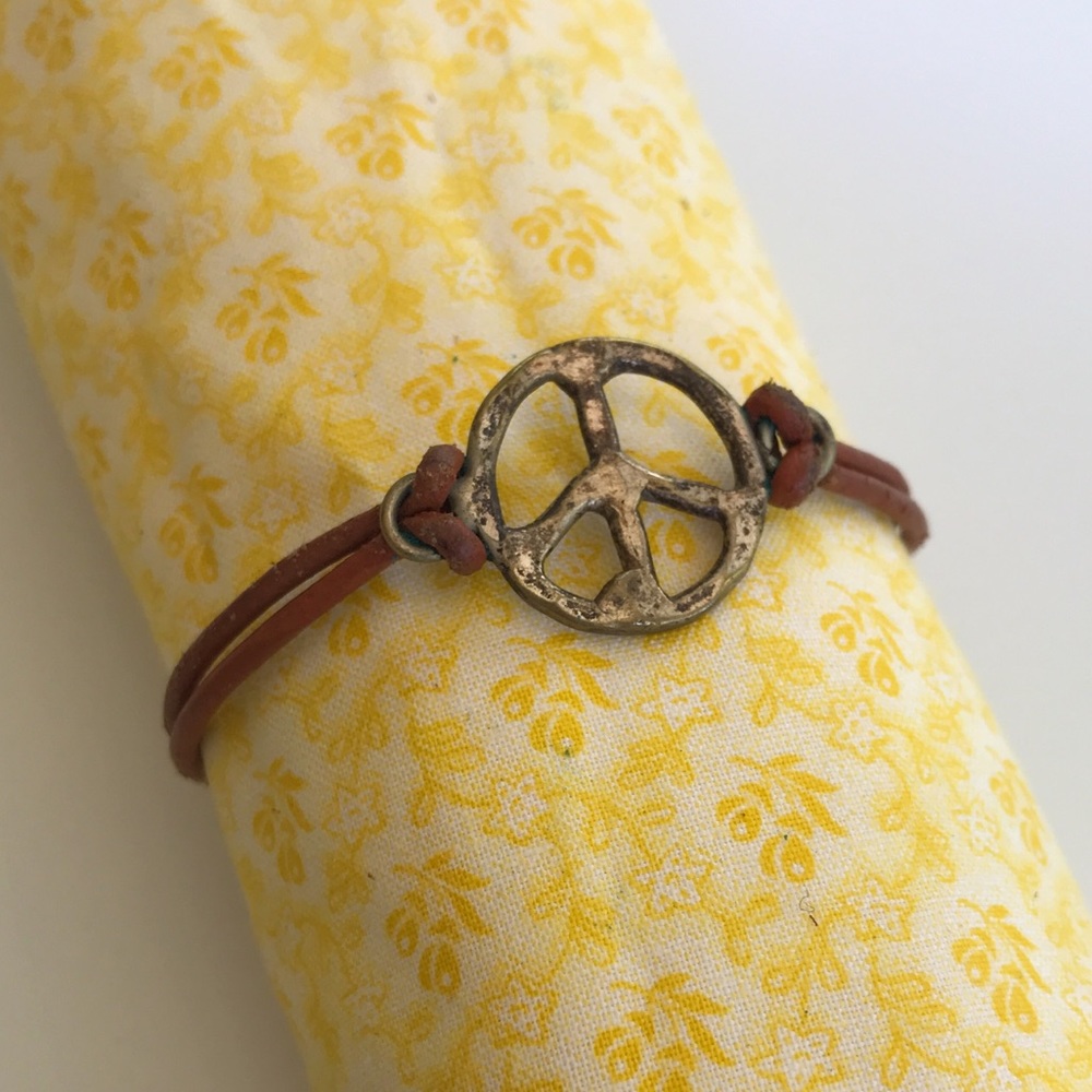Peace Emblem Bracelet